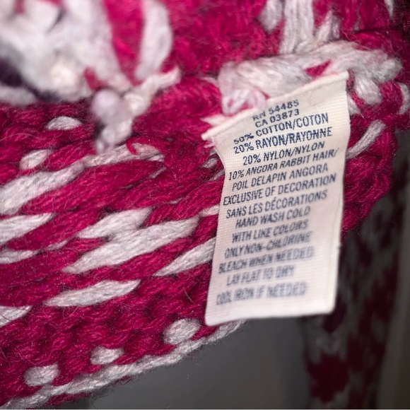 Like New American Eagle Hand Woven Knit Sweater Snowflake Size XS - Picture 4 of 5